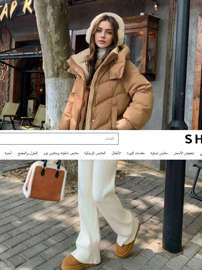 معطف قطني نسائي جديد للشتاء