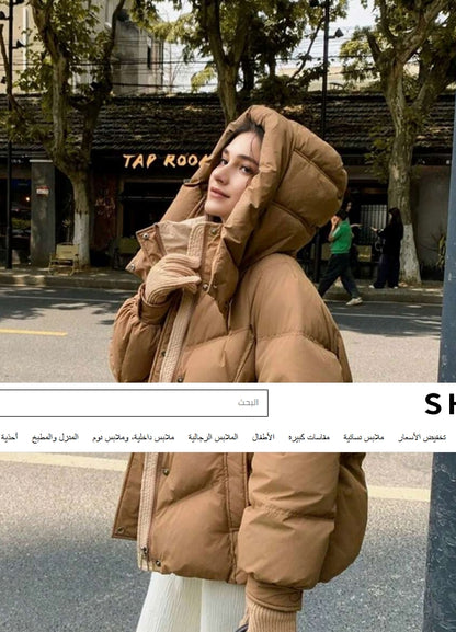 معطف قطني نسائي جديد للشتاء