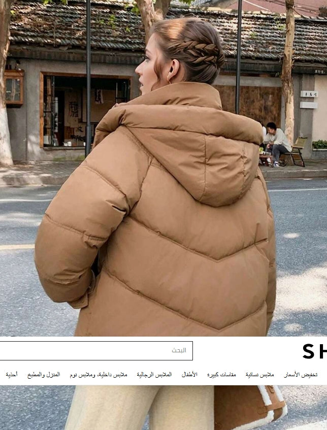 معطف قطني نسائي جديد للشتاء
